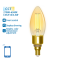 Smart Filament LED-Leuchtmittel Amber 4.5W, 470lm, C35 E14 WiFI, Bluetooth 2700K-6500K, 227333