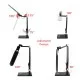 LED dimmable table lamp Foldable,9W, 3000K-6500K, black, 217563 LED dimmable table lamp Foldable,9W, 3000K-6500K, black, 217563