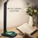 LED portable dimmable table lamp 2in1 with Qi wireless charging, 8W, 2700K-6500K, Tik black 188146