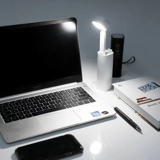 LED dimmable portable desk lamp 4in1 with USB charging port 3W, 4500K, white 196462 LED dimmable portable desk lamp 4in1 with USB charging port 3W, 4500K, white 196462