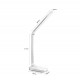 LED portable dimmable table lamp 2in1 with Qi wireless charging, 5W, 2700K-6400K, 196493
