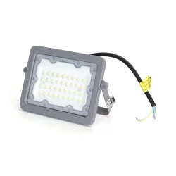 Aigostar outdoor floodlight LED, 30W, IP65, 4000K, 2700lm, grey 213404