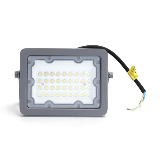 Aigostar outdoor floodlight LED, 30W, IP65, 4000K, 2700lm, grey 213404 Aigostar outdoor floodlight LED, 30W, IP65, 4000K, 2700lm, grey 213404