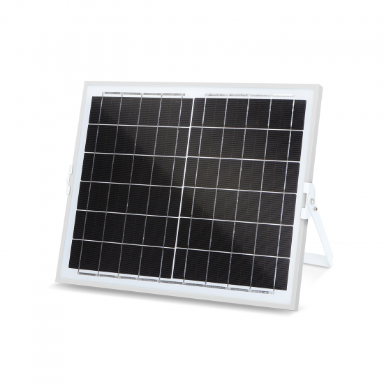 Aigostar outdoor flood light with solar panel LED, 100W, IP65, 6500K, 1200lm, 212001