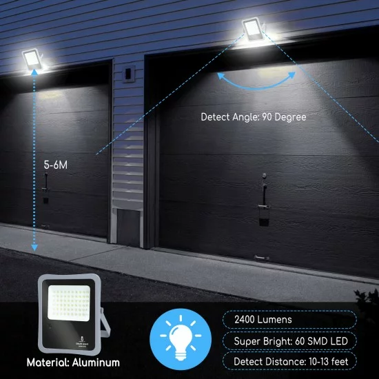 Aigostar āra prožektors ar saules paneli LED, 300W, IP65, 6500K, 2400lm, 212025 Aigostar āra prožektors ar saules paneli LED, 300W, IP65, 6500K, 2400lm, 212025