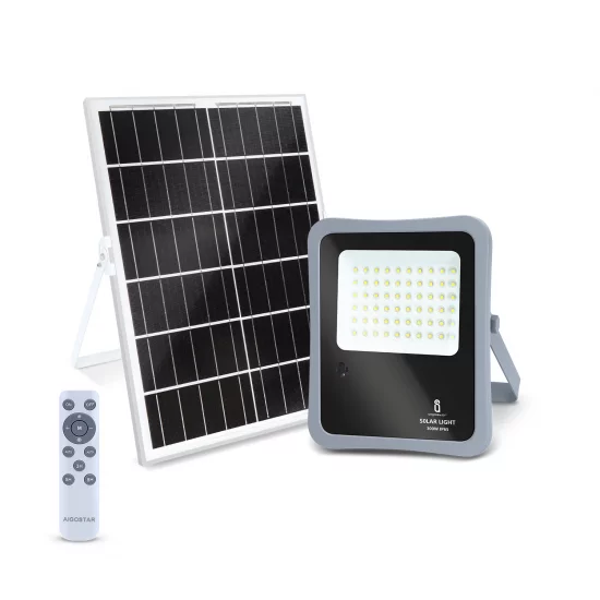Aigostar āra prožektors ar saules paneli LED, 300W, IP65, 6500K, 2400lm, 212025 Aigostar āra prožektors ar saules paneli LED, 300W, IP65, 6500K, 2400lm, 212025