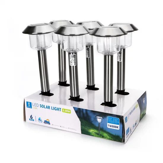 Outdoor solar lamp LED, 0.08W, 1.5lm, 6500K, IP44, 1pcs in set, 196097 Outdoor solar lamp LED, 0.08W, 1.5lm, 6500K, IP44, 1pcs in set, 196097