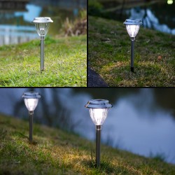 Outdoor solar lamp LED, 0.08W, 1.4lm, 6500K, IP44, 1pcs in set, 196110