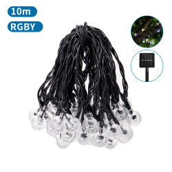 Outdoor solar 50LED string light LED, 12m, IP65 RGBY multicolor, 286712