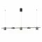 ITALUX Pendelleuchte LED, 30W, 3000K, 2300lm, Remdal PND-16374-5-BK-3K