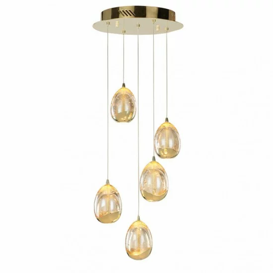 ITALUX подвесной светильник LED, 24W, 3000K, 1420lm, Huelto PND-22112132-5A-CHPN ITALUX подвесной светильник LED, 24W, 3000K, 1420lm, Huelto PND-22112132-5A-CHPN