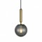 Italux pendant lamp 1xE27x5W, smoked and brass, Ravena PND-2324-1 BRO+SG