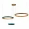 ITALUX piekaramais gaismeklis LED, 148W, 3000K, 7400lm, Manezia PND-270160-3C-BL+BR+BK