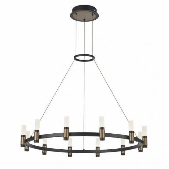 ITALUX piekaramais gaismeklis LED, 48W, 3000K, 1920lm, Alamo PND-280110130-12A-MBL ITALUX piekaramais gaismeklis LED, 48W, 3000K, 1920lm, Alamo PND-280110130-12A-MBL