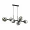 Italux pendant lamp 6xE27x40W, Graphite, Borgo PND-30843-6 BK+SG