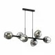 Italux pendant lamp 6xE27x40W, Graphite, Borgo PND-30843-6 BK+SG Italux pendant lamp 6xE27x40W, Graphite, Borgo PND-30843-6 BK+SG