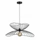 Italux pendant lamp 1xE27x40W, black, Galia PND-34429-1-BK