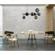 Italux pendant lamp 7xG9x5W, black, Frontera PND-40423-7 Italux pendant lamp 7xG9x5W, black, Frontera PND-40423-7