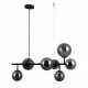Italux pendant lamp 7xG9x5W, black, Frontera PND-40423-7 Italux pendant lamp 7xG9x5W, black, Frontera PND-40423-7