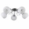 Italux chandelier5xE27x40W, white, Masseri PND-6895-5