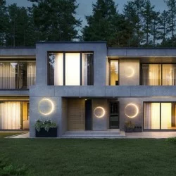 Outdoor wall lamp Eclipse, LED, 11-19W, 3000K