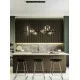 Modern hanging lamp with 7 glass heads, LED, 7x5W+17W, Macrocosm Modern hanging lamp with 7 glass heads, LED, 7x5W+17W, Macrocosm