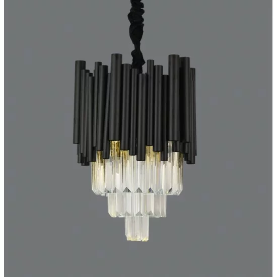 Luxurious pendant lamp with crystals, 1xE14 LED, Majestic Style-1 Luxurious pendant lamp with crystals, 1xE14 LED, Majestic Style-1