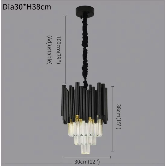 Luxurious pendant lamp with crystals, 1xE14 LED, Majestic Style-1 Luxurious pendant lamp with crystals, 1xE14 LED, Majestic Style-1
