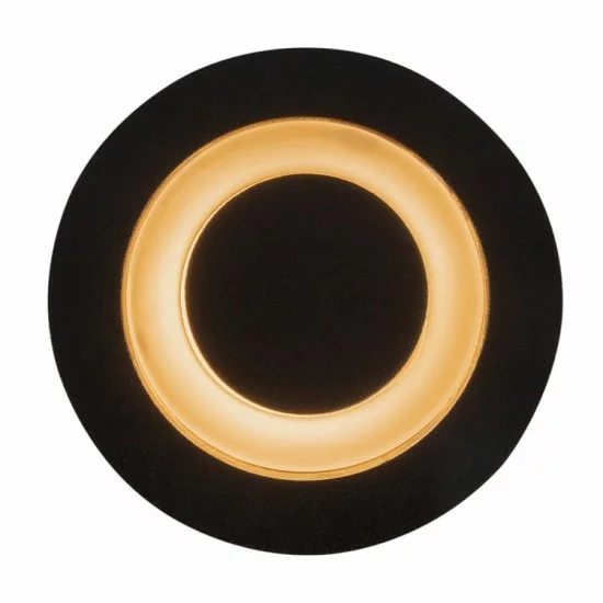 Maytoni Bodeneinbaustrahler Limo, LED, 3W, 120lm, 3000K, IP65, schwarz, O037-L3B3K