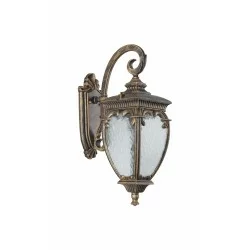 Maytoni outdoor Wall Lamp Fleur, 1xE27x60W, IP44, gold, O414WL-01GB