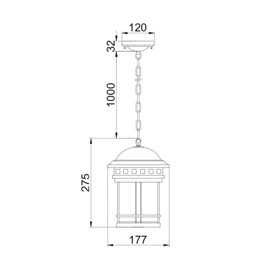 Maytoni уличный подвесной светильник Salamanca, 1xE27x60W, IP44, Коричневый, O031PL-01BR Maytoni уличный подвесной светильник Salamanca, 1xE27x60W, IP44, Коричневый, O031PL-01BR