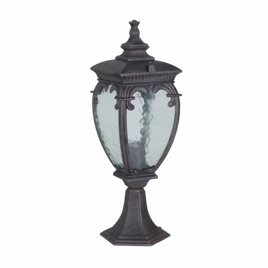 Maytoni dārza dekoratīvais gaismeklis, stabs Fleur, 1xE27x60W, IP44, antīkā bronza, O414FL-01BZ