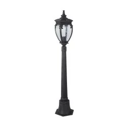 Maytoni outdoor pedestal, garden luminaire Fleur, 1xE27x60W, IP44, Bronze Antique, O414FL-01BZ1