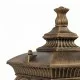 Maytoni outdoor pedestal, garden luminaire Fleur, 1xE27x60W, IP44, black and gold, O414FL-01GB Maytoni outdoor pedestal, garden luminaire Fleur, 1xE27x60W, IP44, black and gold, O414FL-01GB