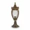 Maytoni outdoor pedestal, garden luminaire Fleur, 1xE27x60W, IP44, black and gold, O414FL-01GB