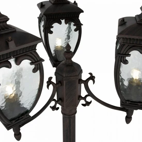 Maytoni dārza dekoratīvais gaismeklis, stabs Fleur, 3xE27x60W, IP44, antīkā bronza, O414FL-03BZ Maytoni dārza dekoratīvais gaismeklis, stabs Fleur, 3xE27x60W, IP44, antīkā bronza, O414FL-03BZ