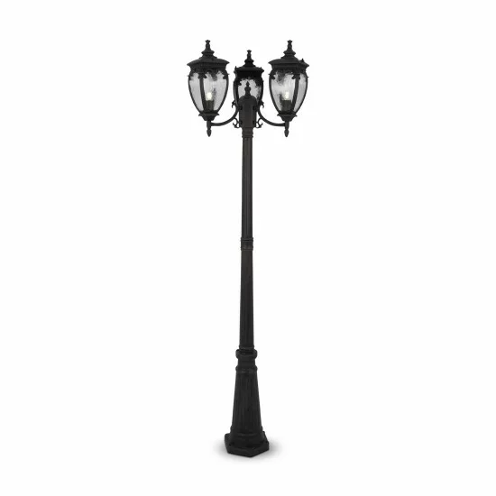 Maytoni dārza dekoratīvais gaismeklis, stabs Fleur, 3xE27x60W, IP44, antīkā bronza, O414FL-03BZ Maytoni dārza dekoratīvais gaismeklis, stabs Fleur, 3xE27x60W, IP44, antīkā bronza, O414FL-03BZ