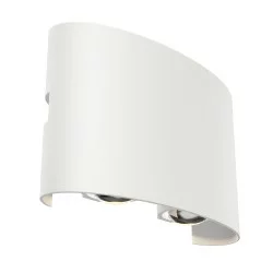 Maytoni outdoor Wall Lamp Strato, LED, 4W, 382lm, 3000K, IP54, white, O417WL-L4W3K