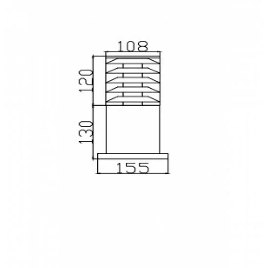 Maytoni Фонарь уличный (столб) Bronx O576FL-01B1
