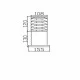 Maytoni Фонарь уличный (столб) Bronx O576FL-01B1