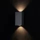 Maytoni уличная настенная лампа Times Square, LED, 6W, 480lm, 3000K, IP54, черный, O581WL-L6B