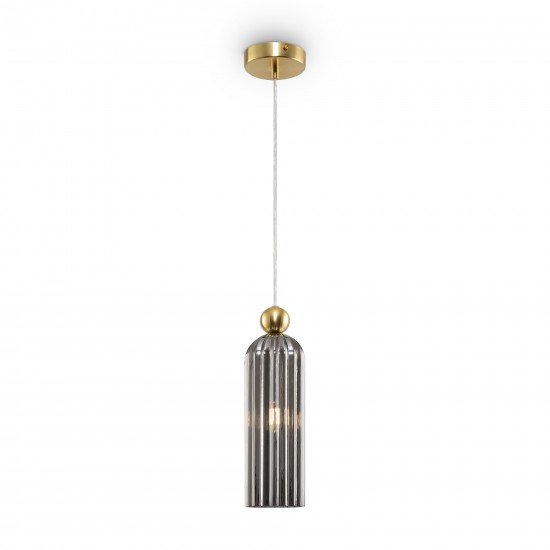 Maytoni pendant lamp 1xE14x40W, grey, Antic MOD302PL-01GR