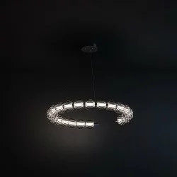MAYTONI pendant lamp LED, 30W, 4000K, 850lm, Amulet MOD555PL-L30CH5K