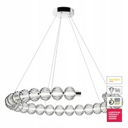 MAYTONI pendant lamp LED, 30W, 4000K, 850lm, Amulet MOD555PL-L30CH5K