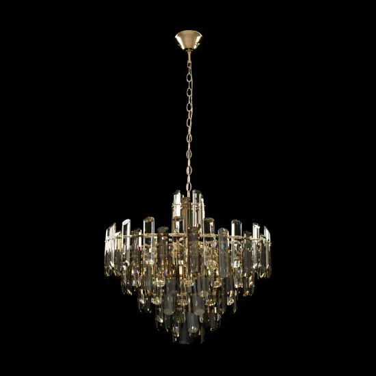 Maytoni pendant lamp 8xE14x40W, gold, Flare DIA200PL-08G Maytoni pendant lamp 8xE14x40W, gold, Flare DIA200PL-08G