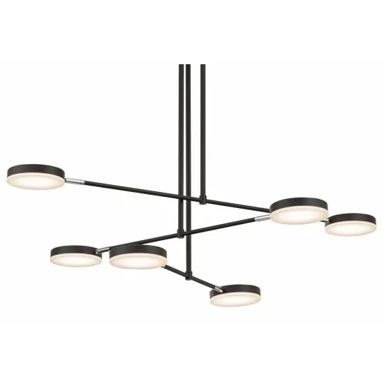 MAYTONI pendant lamp LED, 38W, 3000K, 2100lm, Fad MOD070PL-L38B3K