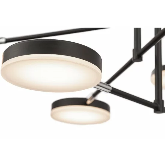 MAYTONI pendant lamp LED, 38W, 3000K, 2100lm, Fad MOD070PL-L38B3K