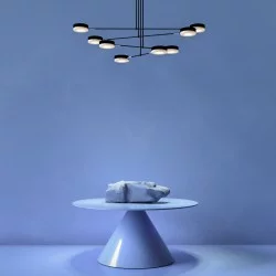 MAYTONI pendant lamp LED, 48W, 3000K, 2200lm, Fad MOD070PL-L48B3K