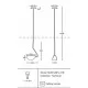 Maytoni pendant lamp 1xG9x28W, black, Mollis MOD126PL-01B Maytoni pendant lamp 1xG9x28W, black, Mollis MOD126PL-01B