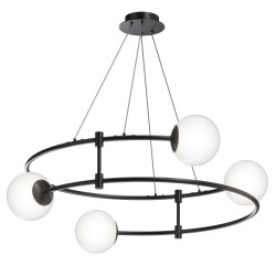 Maytoni pendant lamp 4xG9x40W, black, Balance MOD317PL-04B